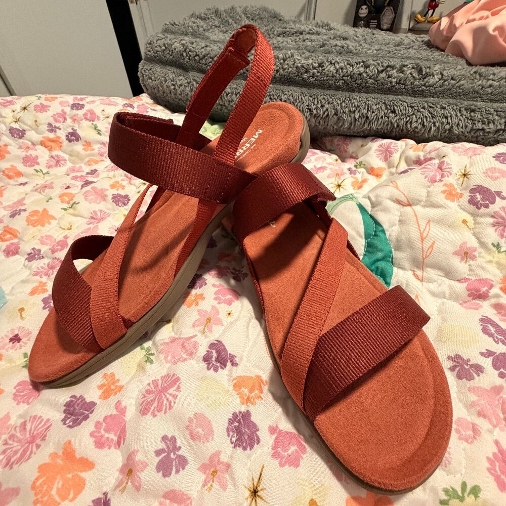 Merrell Sandals Modern Asymmetrical Design District 3 Size 7